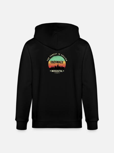 Mossautal Odenwald Design - Veste à capuche bio CULTIVATOR Stanley/Stella Unisexe - noir