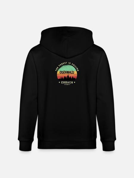 Erbach Odenwald Design - Stanley/Stella CULTIVATOR Unisex Organic Hooded Jacket - black