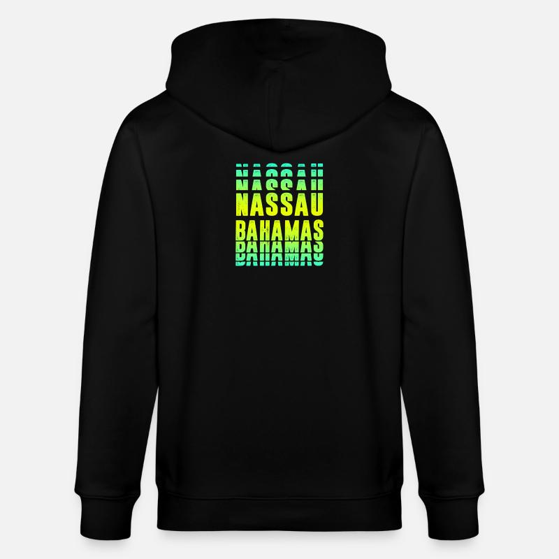 Design de Nassau aux Bahamas - Veste à capuche bio CULTIVATOR Stanley/Stella Unisexe - noir