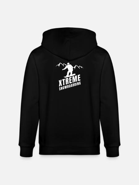 skiing, snowboarding, winter sports - Stanley/Stella CULTIVATOR  Unisex Organic Hooded Jacket - black