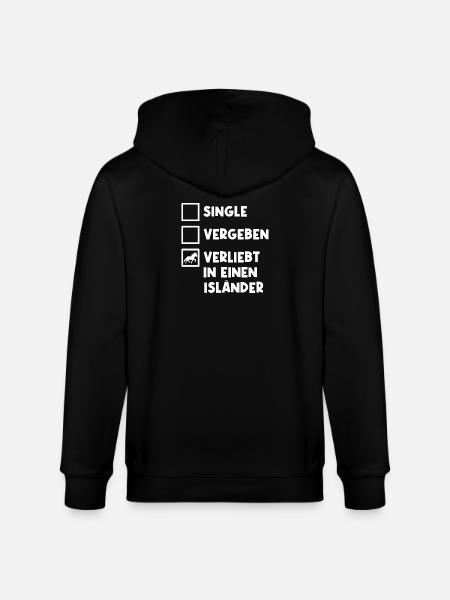 Islandpferde Pferdeliebe Statement Pferdenarr - Stanley/Stella Unisex Bio-Kapuzenjacke CULTIVATOR - Schwarz