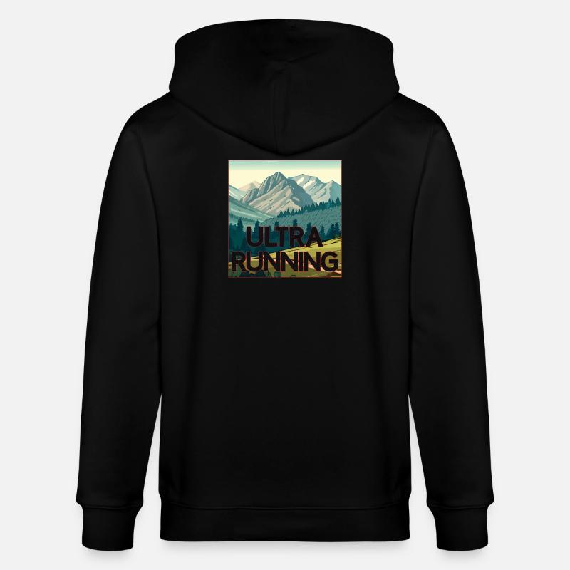 Ultra en cours d’exécution - Veste à capuche bio CULTIVATOR Stanley/Stella Unisexe - noir