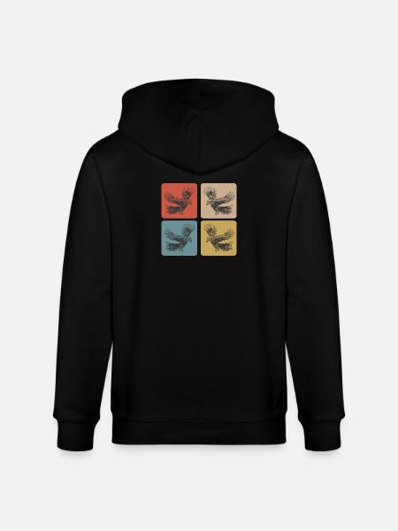 Raven Design - Stanley/Stella CULTIVATOR Unisex Organic Hooded Jacket - black