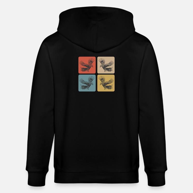 Raben Design - Stanley/Stella Unisex Bio-Kapuzenjacke CULTIVATOR  - Schwarz