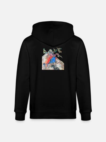 LOVE NATURE - Stanley/Stella CULTIVATOR  Unisex Organic Hooded Jacket - black