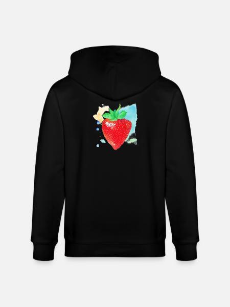 Fraise - Veste à capuche bio CULTIVATOR Stanley/Stella Unisexe - noir