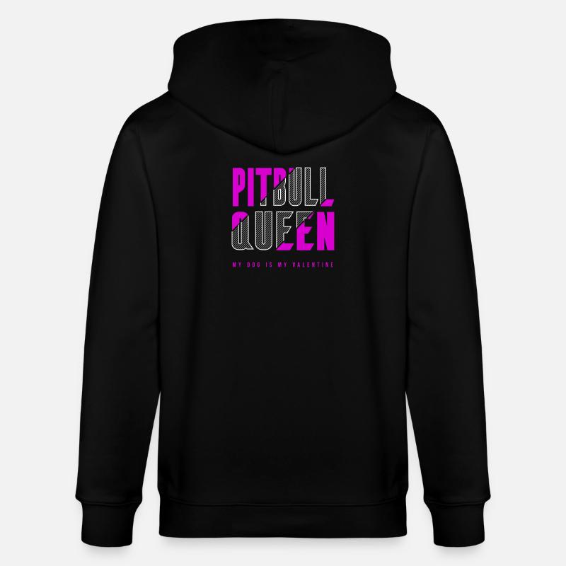 Reine du pitbull - Veste à capuche bio CULTIVATOR Stanley/Stella Unisexe - noir