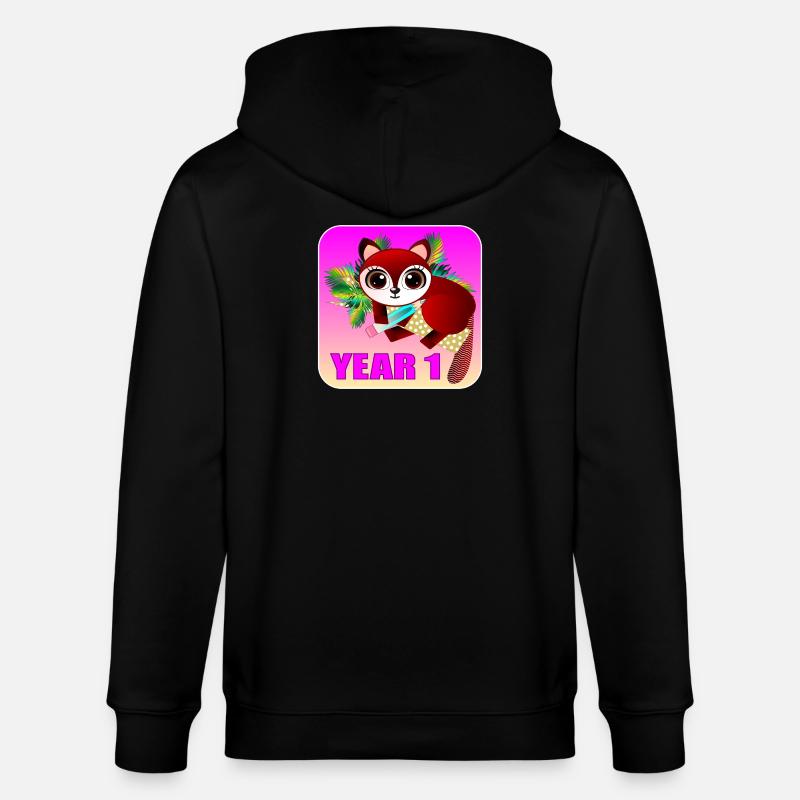 ÉCOLE PRIMAIRE 1 - FOX - Veste à capuche bio CULTIVATOR Stanley/Stella Unisexe - noir