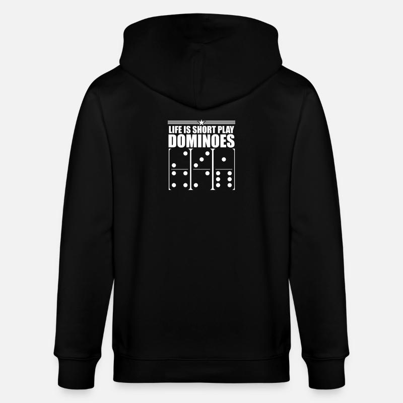 Conception de jeux Domino - Veste à capuche bio CULTIVATOR Stanley/Stella Unisexe - noir