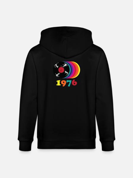 Millésime 1976 - Veste à capuche bio CULTIVATOR Stanley/Stella Unisexe - noir