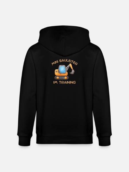 Bauleiter im Training - Stanley/Stella Unisex Bio-Kapuzenjacke CULTIVATOR - Schwarz