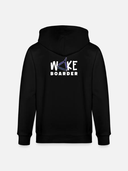 Surfing Kitesurfer Statement Wakeboard - Veste à capuche bio CULTIVATOR Stanley/Stella Unisexe - noir