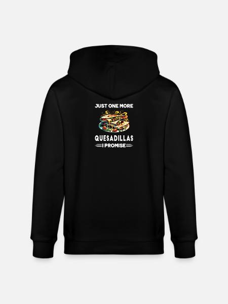 Nur noch eine Quesadillas, versprochen - Stanley/Stella Unisex Bio-Kapuzenjacke CULTIVATOR  - Schwarz