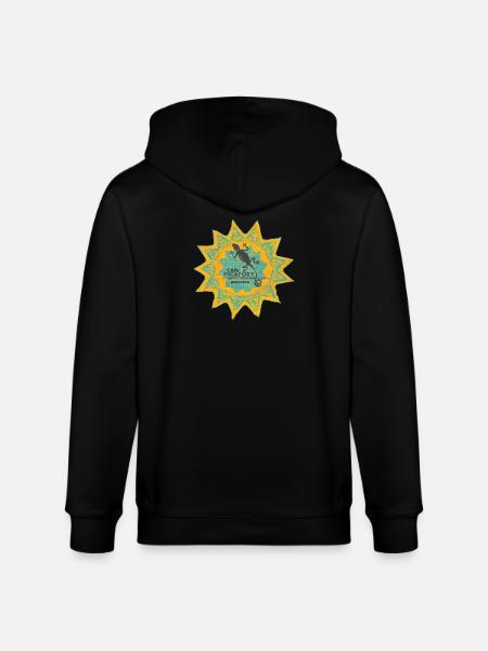 Can Picafort Mallorca Sun - Stanley/Stella CULTIVATOR  Unisex Organic Hooded Jacket - black