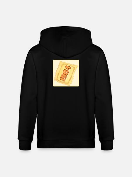 42E ANNIVERSAIRE 1984 RAVIOLI - Veste à capuche bio CULTIVATOR Stanley/Stella Unisexe - noir