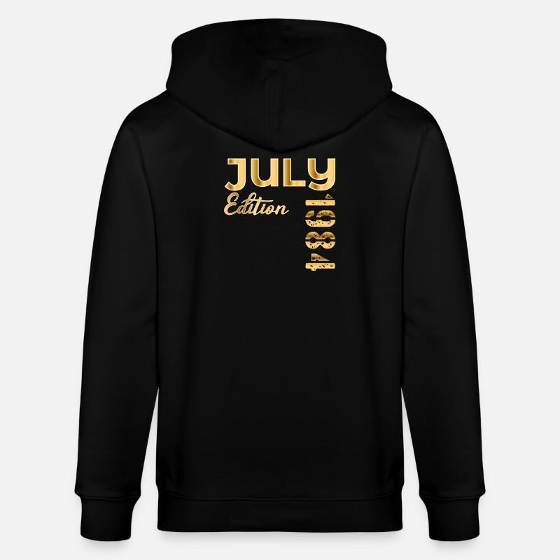 42E ANNIVERSAIRE JUILLET 1984 - Veste à capuche bio CULTIVATOR Stanley/Stella Unisexe - noir