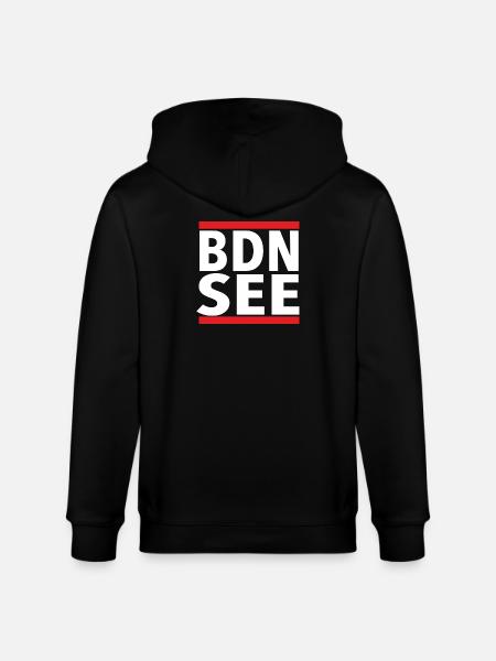 BDN SEE - Stanley/Stella Unisex Bio-Kapuzenjacke CULTIVATOR  - Schwarz