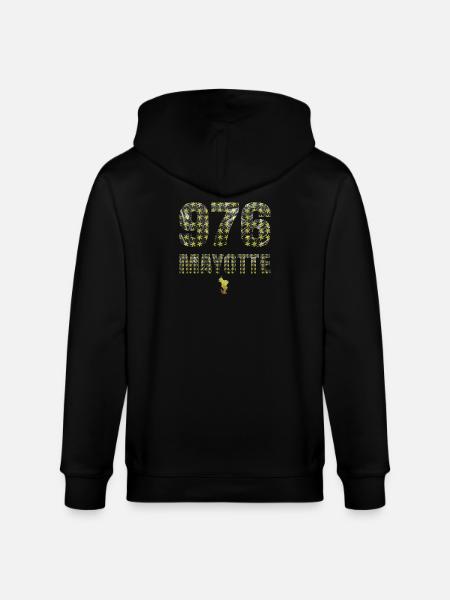 T SHIRT 976 MAYOTTE - Stanley/Stella CULTIVATOR Unisex Organic Hooded Jacket - black