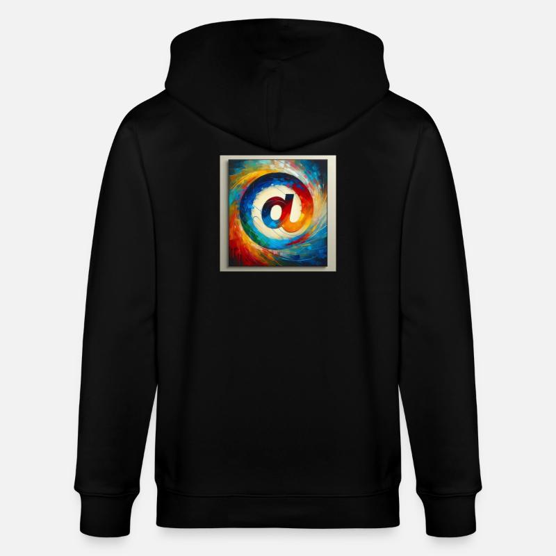 Symbol 6 - Stanley/Stella Unisex Bio-Kapuzenjacke CULTIVATOR  - Schwarz