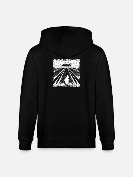Bowling Sports - Stanley/Stella CULTIVATOR  Unisex Organic Hooded Jacket - black