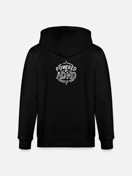 TDAH - Veste à capuche bio CULTIVATOR Stanley/Stella Unisexe - noir