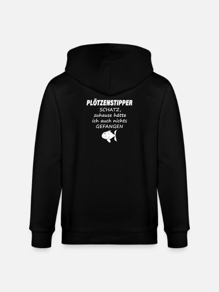 PLÖTZENSTIPPER - Stanley/Stella CULTIVATOR Unisex Organic Hooded Jacket - black