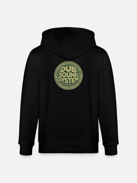 dub sound system - Veste à capuche bio CULTIVATOR Stanley/Stella Unisexe - noir