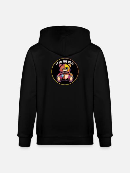Craignez l’ours - Veste à capuche bio CULTIVATOR Stanley/Stella Unisexe - noir