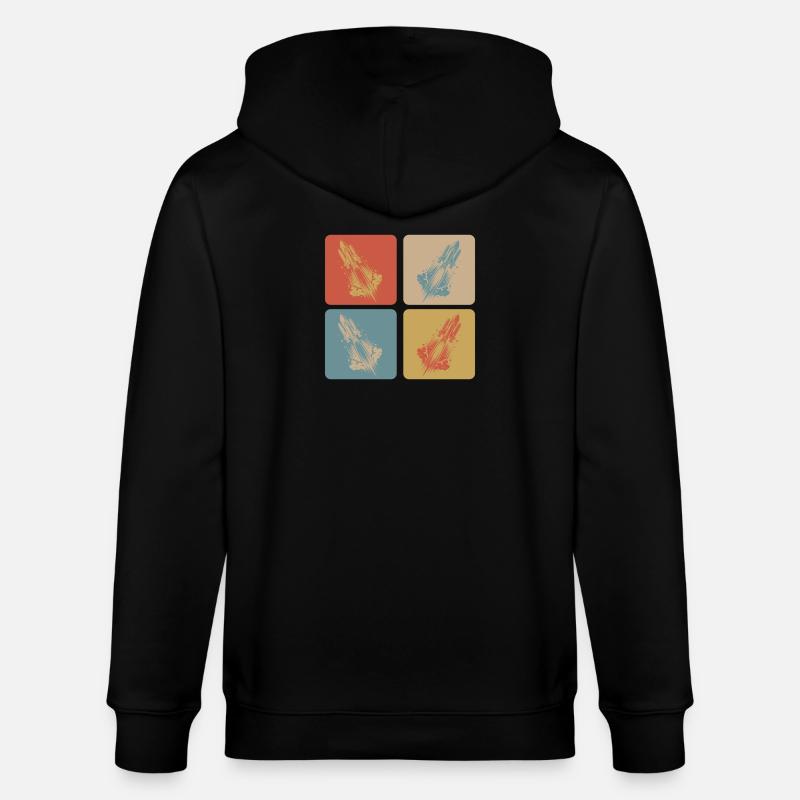 Conception de l’espace - Veste à capuche bio CULTIVATOR Stanley/Stella Unisexe - noir