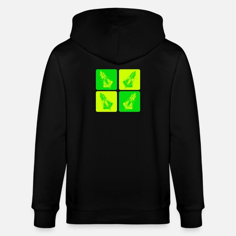 Conception de l’espace - Veste à capuche bio CULTIVATOR Stanley/Stella Unisexe - noir