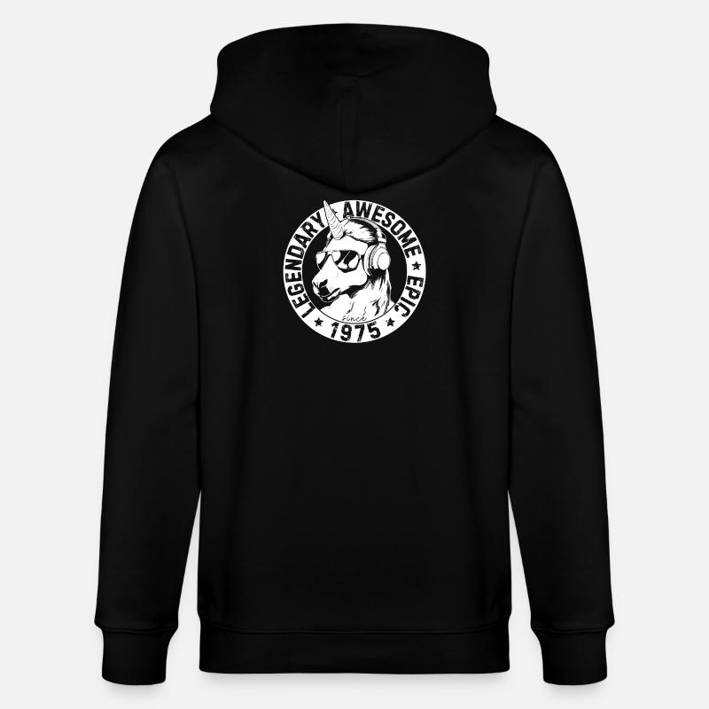 Legendary, Awesome, Epic since 1975 - Veste à capuche bio CULTIVATOR Stanley/Stella Unisexe - noir