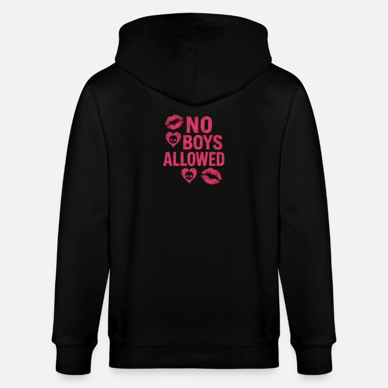 No Boys Allowed spécial EVJF - Veste à capuche bio CULTIVATOR Stanley/Stella Unisexe - noir