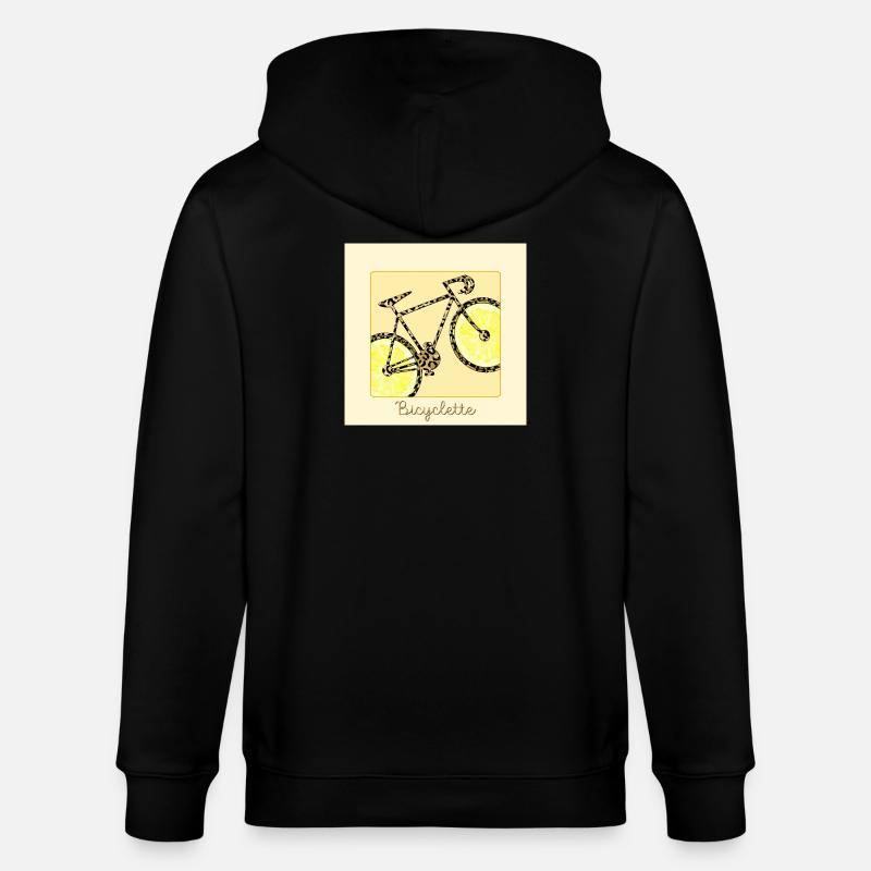 Vélo Cyclisme Bicyclette Citron - Veste à capuche bio CULTIVATOR Stanley/Stella Unisexe - noir