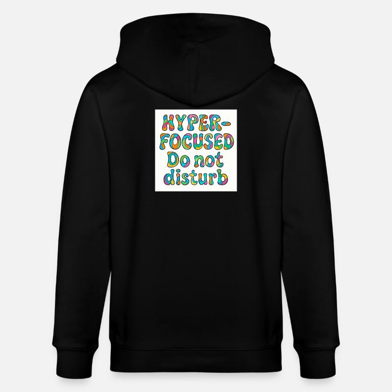 Conception hyper concentrée et sans déranger - Veste à capuche bio CULTIVATOR Stanley/Stella Unisexe - noir
