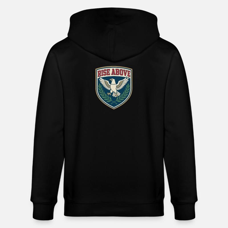 S’élever au-dessus – Eagle Crest - Veste à capuche bio CULTIVATOR Stanley/Stella Unisexe - noir