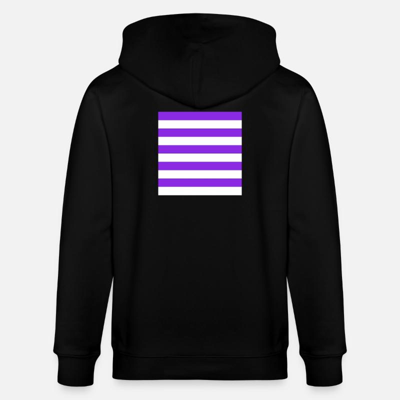 The Stripes - Stanley/Stella Unisex Bio-Kapuzenjacke CULTIVATOR  - Schwarz