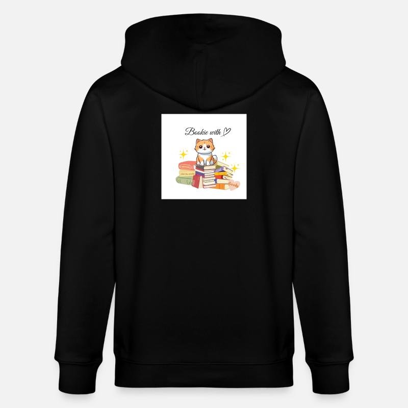 Bookmaker avec du cœur - Veste à capuche bio CULTIVATOR Stanley/Stella Unisexe - noir