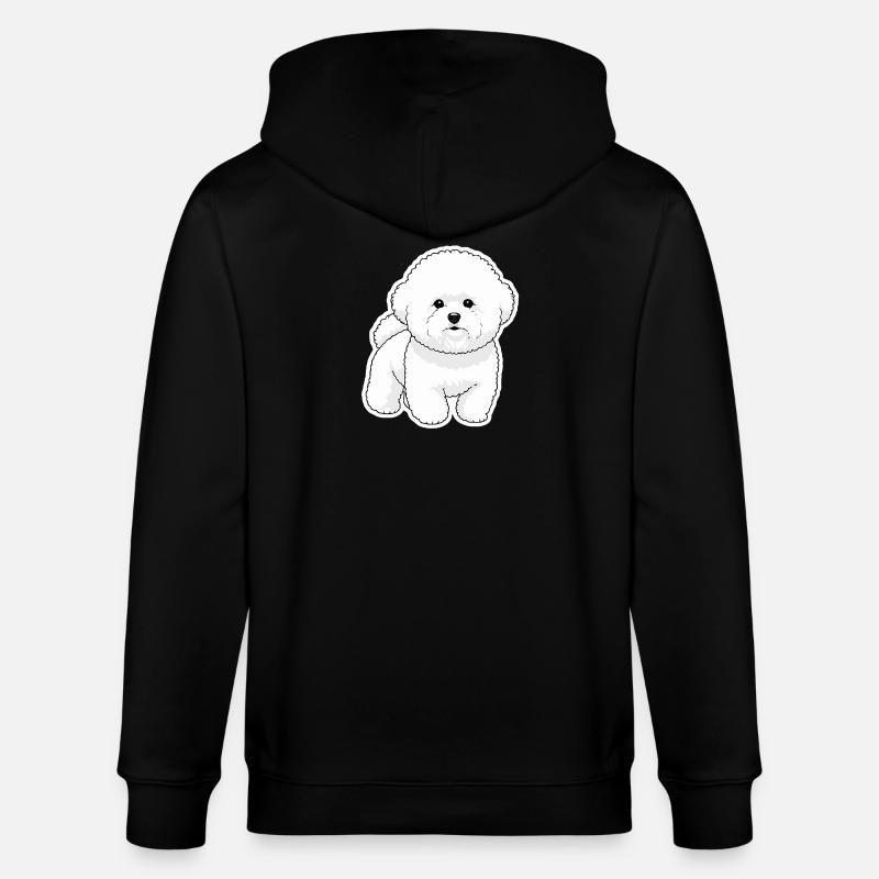 Bichon Mignon - Stanley/Stella Unisex Bio-Kapuzenjacke CULTIVATOR  - Schwarz