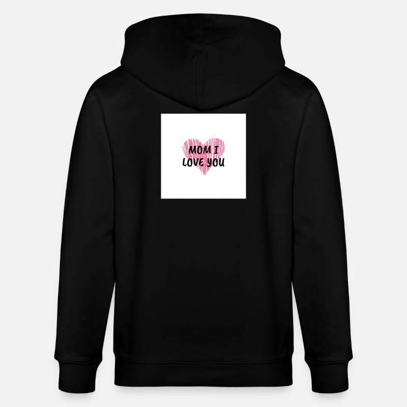 Maman, je t’aime - Veste à capuche bio CULTIVATOR Stanley/Stella Unisexe - noir