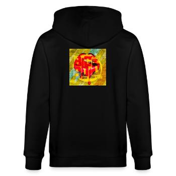 Graffiti Pop Art Sucette - Veste à capuche bio CULTIVATOR Stanley/Stella Unisexe - noir - Dos - Anna (173cm)