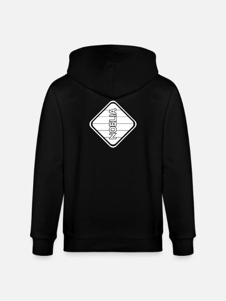 Noelia comme prénom - Veste à capuche bio CULTIVATOR Stanley/Stella Unisexe - noir