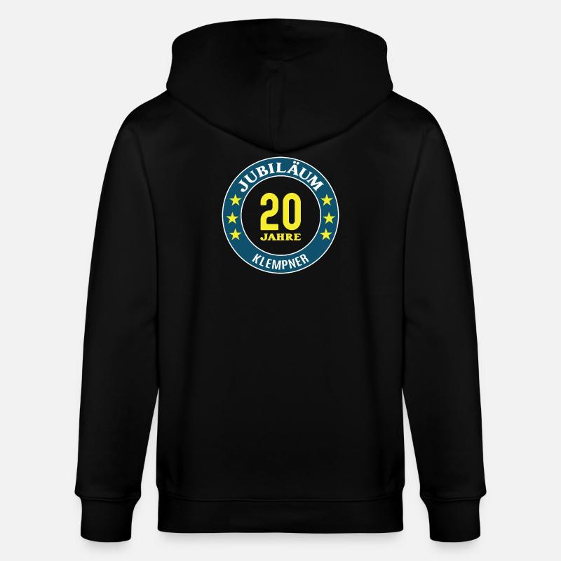 Plombier 20 ans 20e anniversaire - Veste à capuche bio CULTIVATOR Stanley/Stella Unisexe - noir