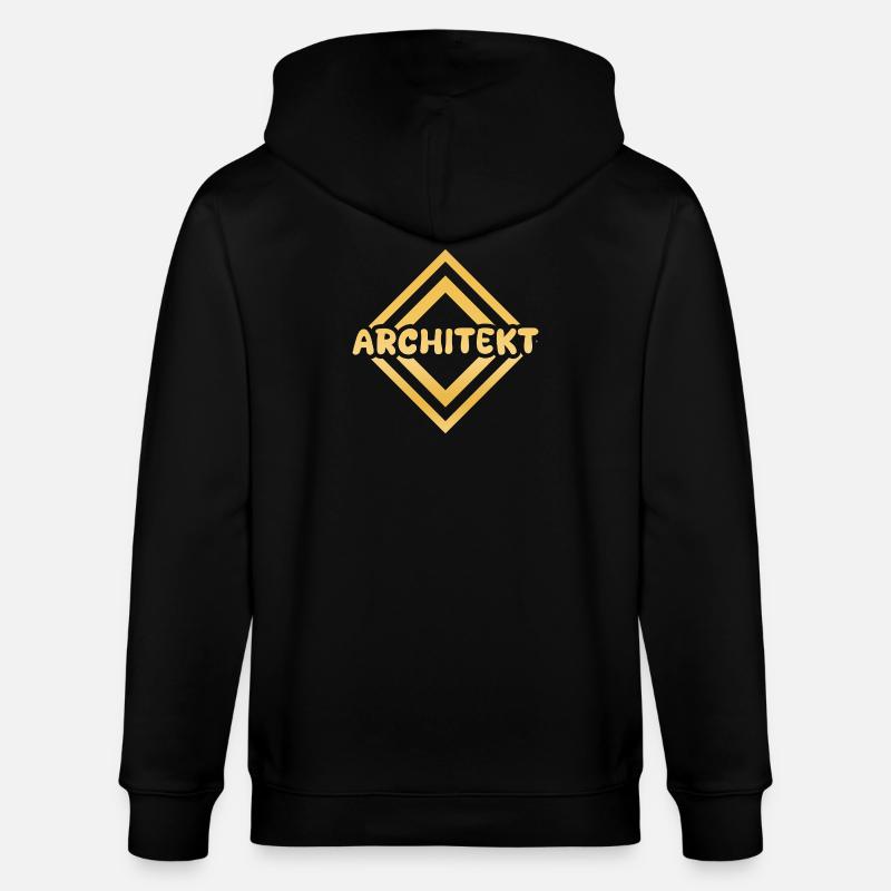 Cadeau pour architecte - Veste à capuche bio CULTIVATOR Stanley/Stella Unisexe - noir
