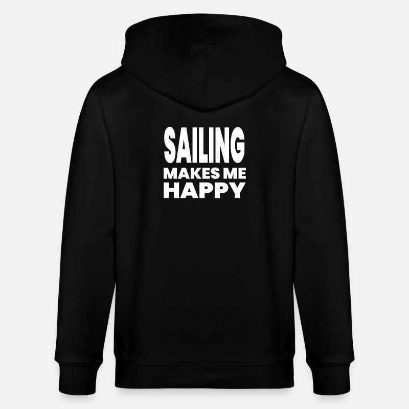 Segeln - Stanley/Stella Unisex Bio-Kapuzenjacke CULTIVATOR  - Schwarz