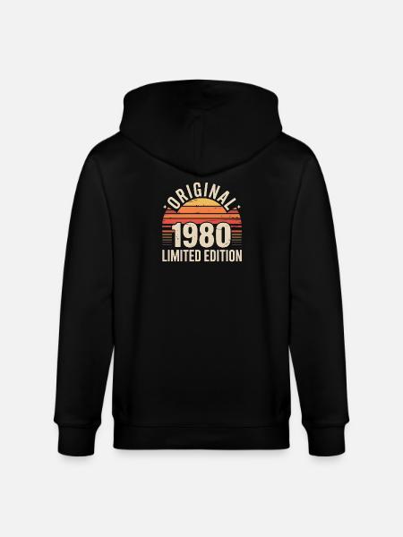 Original 1980 Édition Limitée - Veste à capuche bio CULTIVATOR Stanley/Stella Unisexe - noir