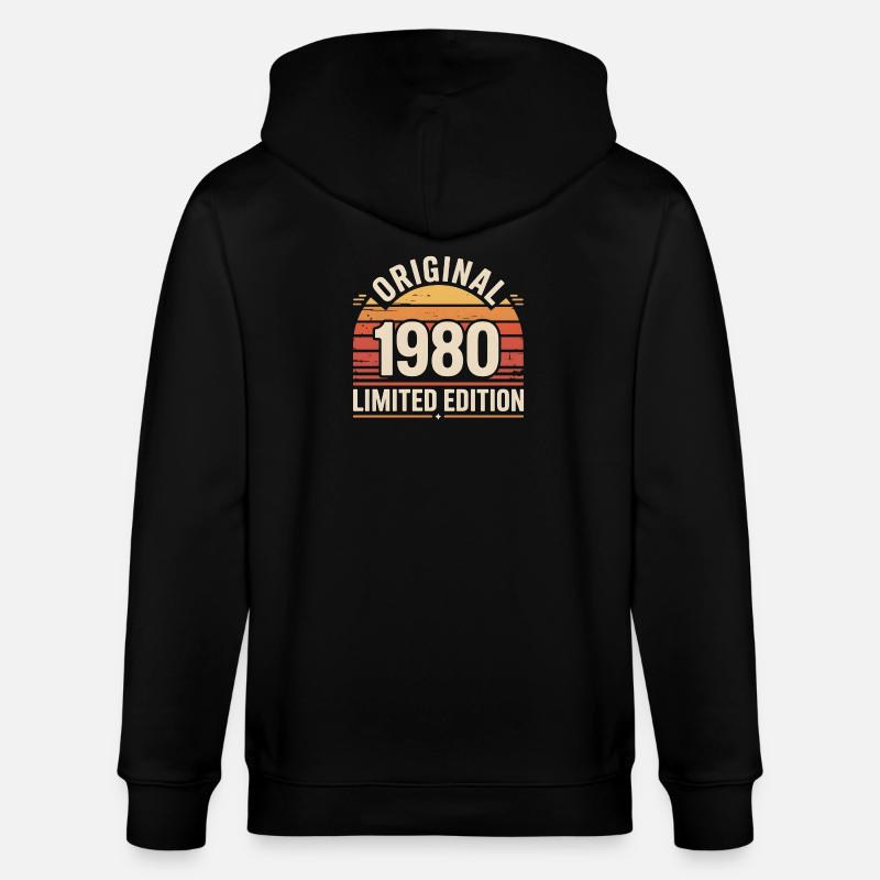 Original 1980 Edition Limitée - Veste à capuche bio CULTIVATOR Stanley/Stella Unisexe - noir