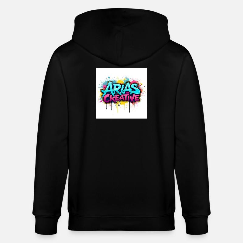 Aris Creative Graffiti Logo - Veste à capuche bio CULTIVATOR Stanley/Stella Unisexe - noir