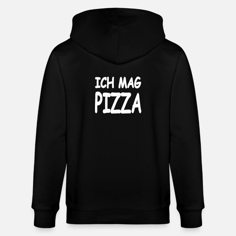 Pizza - Stanley/Stella Unisex Bio-Kapuzenjacke CULTIVATOR  - Schwarz