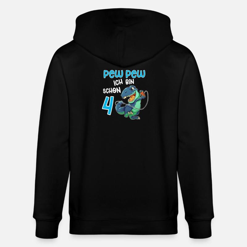 4e anniversaire T Rex Gaming - Veste à capuche bio CULTIVATOR Stanley/Stella Unisexe - noir