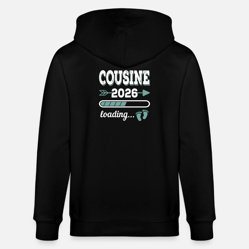 Cousin 2026 Loading Big Cousin - Stanley/Stella CULTIVATOR  Unisex Organic Hooded Jacket - black